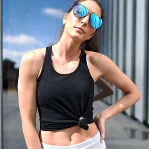 Rokwolf Women's Pima Cotton Lounge Tank Burnt Olive Green